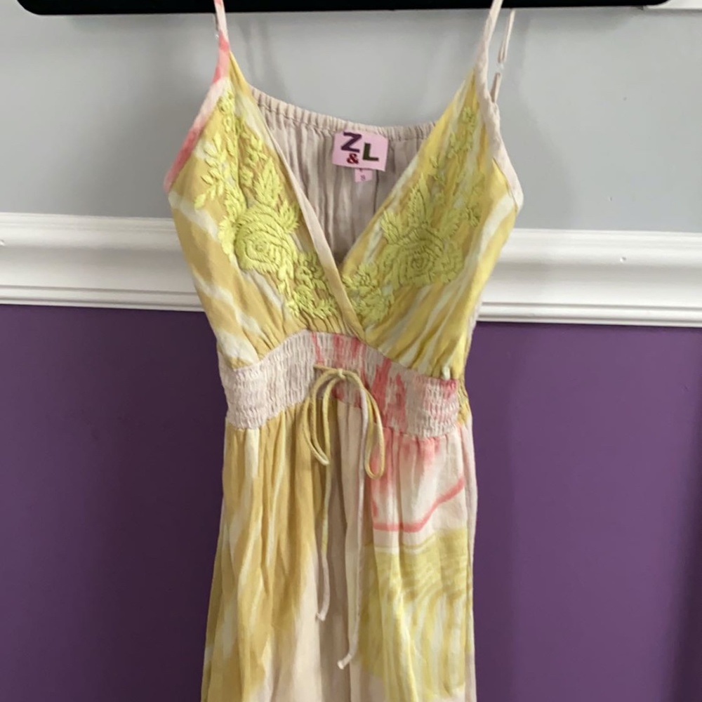 Tie Dye Sun Dress with Spaghetti Straps